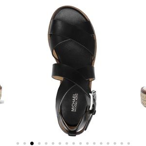 Michael Kors Espadrille black leather